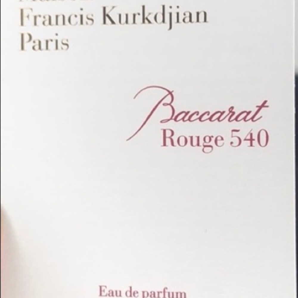 Maison Francis Kurkdjian Rouge 540 Baccarat